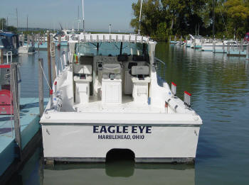 The Eagle Eye charter boat in Marblehead, Ohio